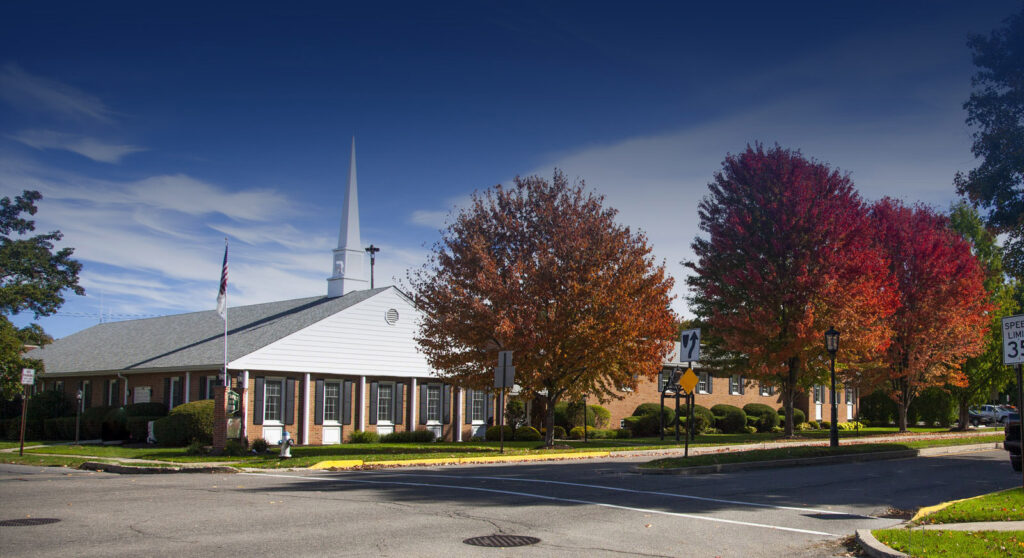 First Baptist Church in Autumn